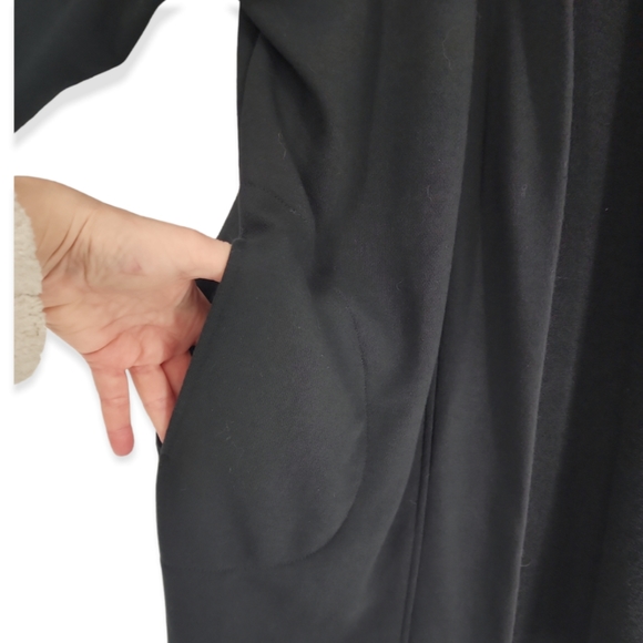 VINTAGE Embellished Floral Sweatshirt Coat 1x - Picture 4 of 7